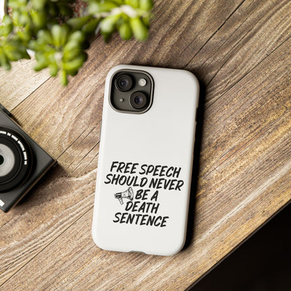 Bold Case for Free Speech Advocates, Phone Cover