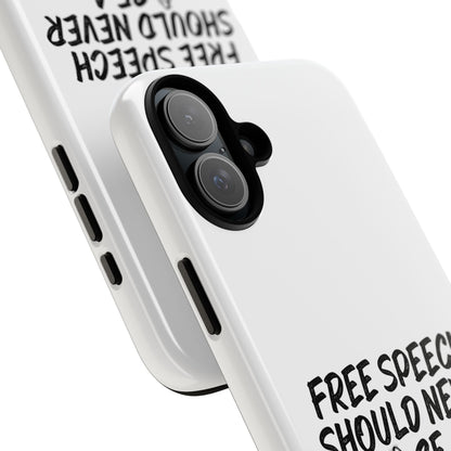 Bold Case for Free Speech Advocates, Phone Cover