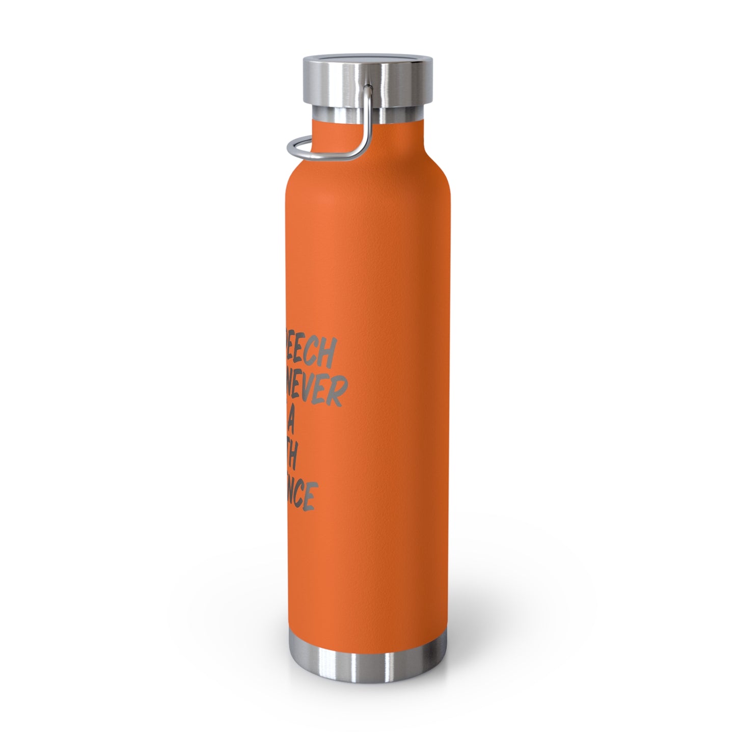 Free Speech Insulated Water Bottle, 22oz - Perfect for Activists