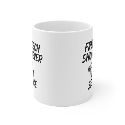 Bold Statement Mug - Free Speech Coffee Cup