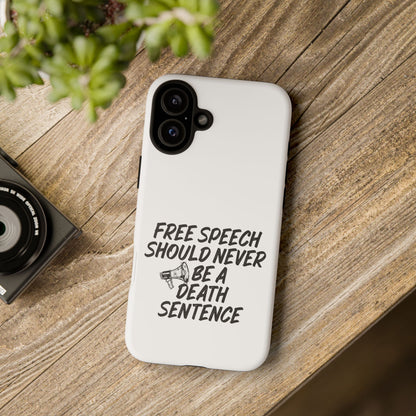 Bold Case for Free Speech Advocates, Phone Cover