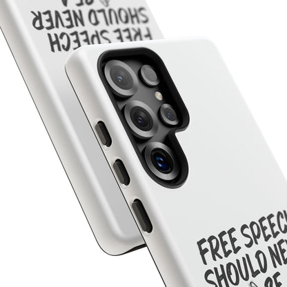 Bold Case for Free Speech Advocates, Phone Cover