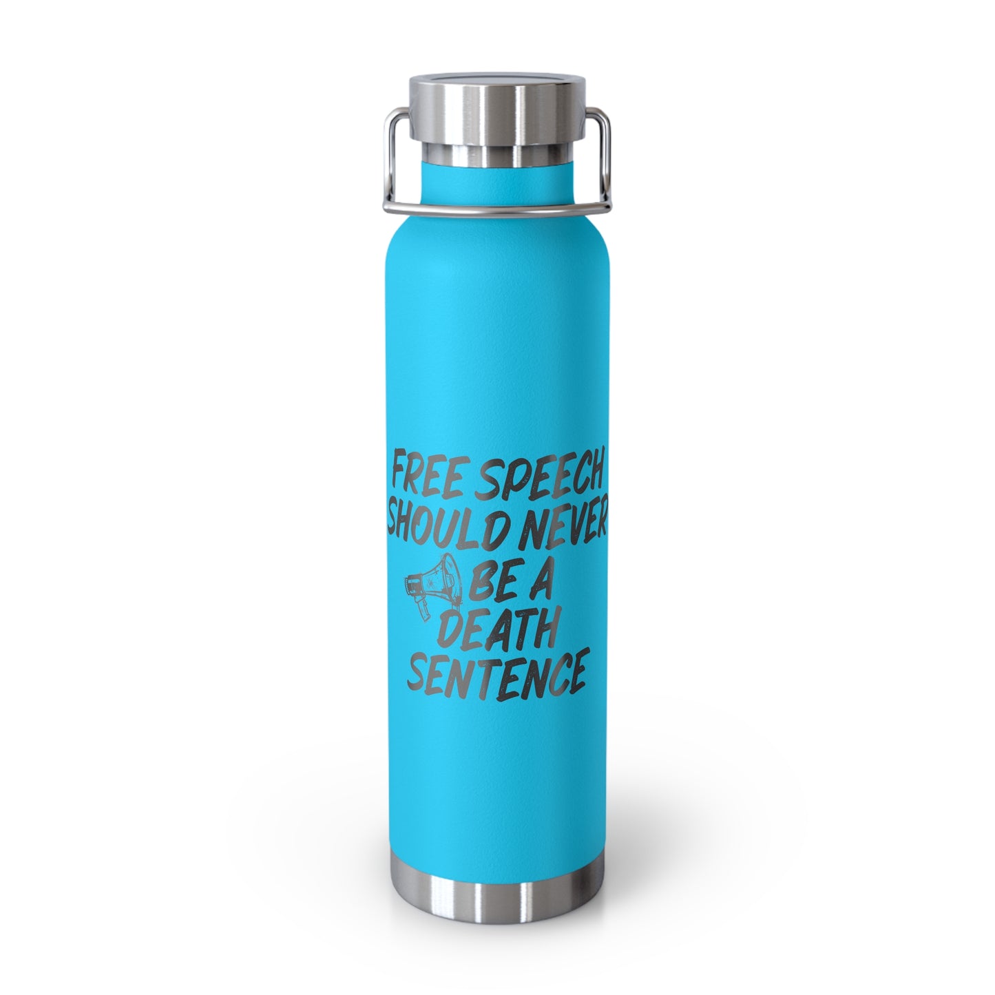 Free Speech Insulated Water Bottle, 22oz - Perfect for Activists