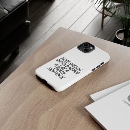 Bold Case for Free Speech Advocates, Phone Cover