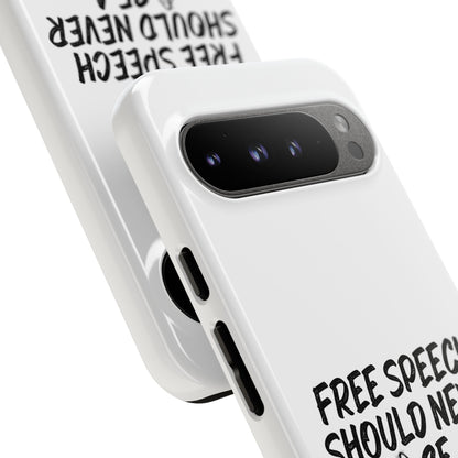 Bold Case for Free Speech Advocates, Phone Cover