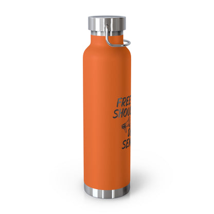 Free Speech Insulated Water Bottle, 22oz - Perfect for Activists
