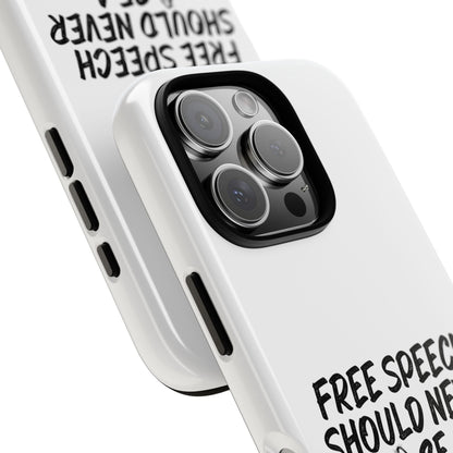 Bold Case for Free Speech Advocates, Phone Cover