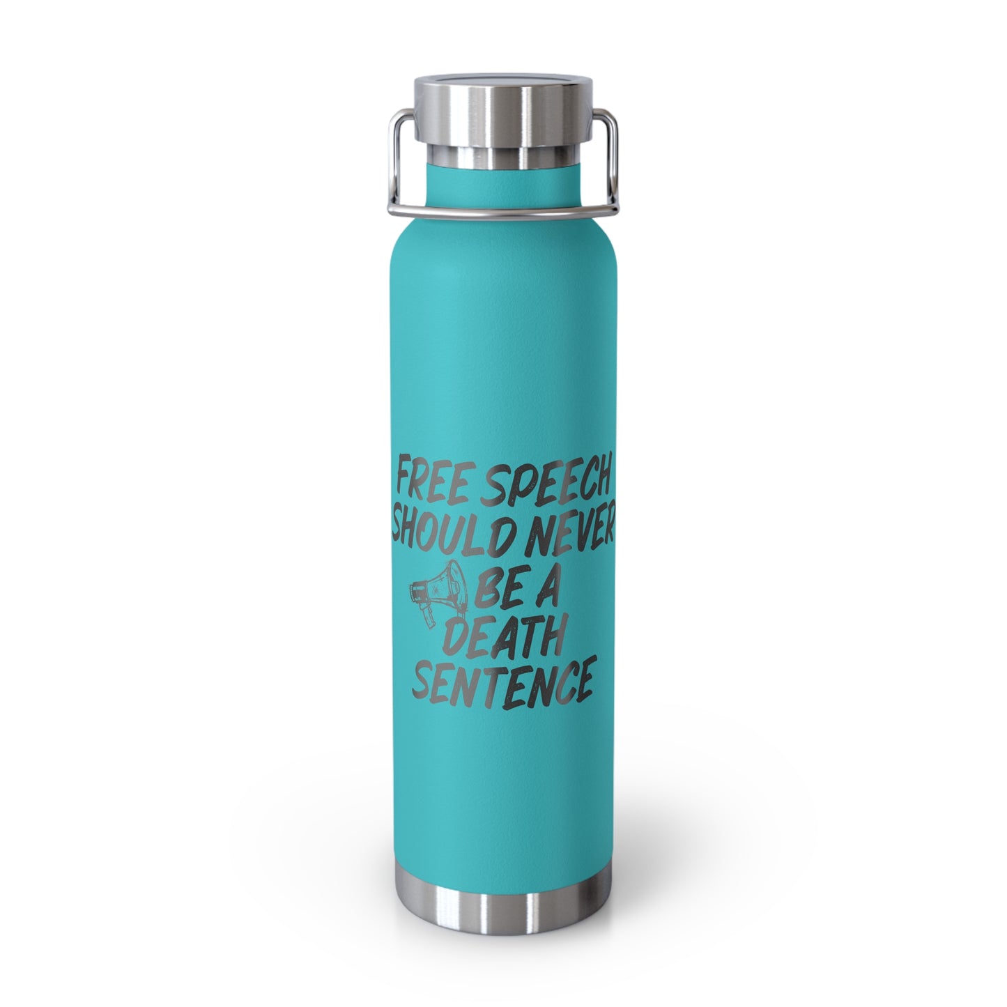 Free Speech Insulated Water Bottle, 22oz - Perfect for Activists