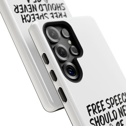 Bold Case for Free Speech Advocates, Phone Cover