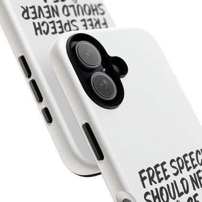 Bold Case for Free Speech Advocates, Phone Cover