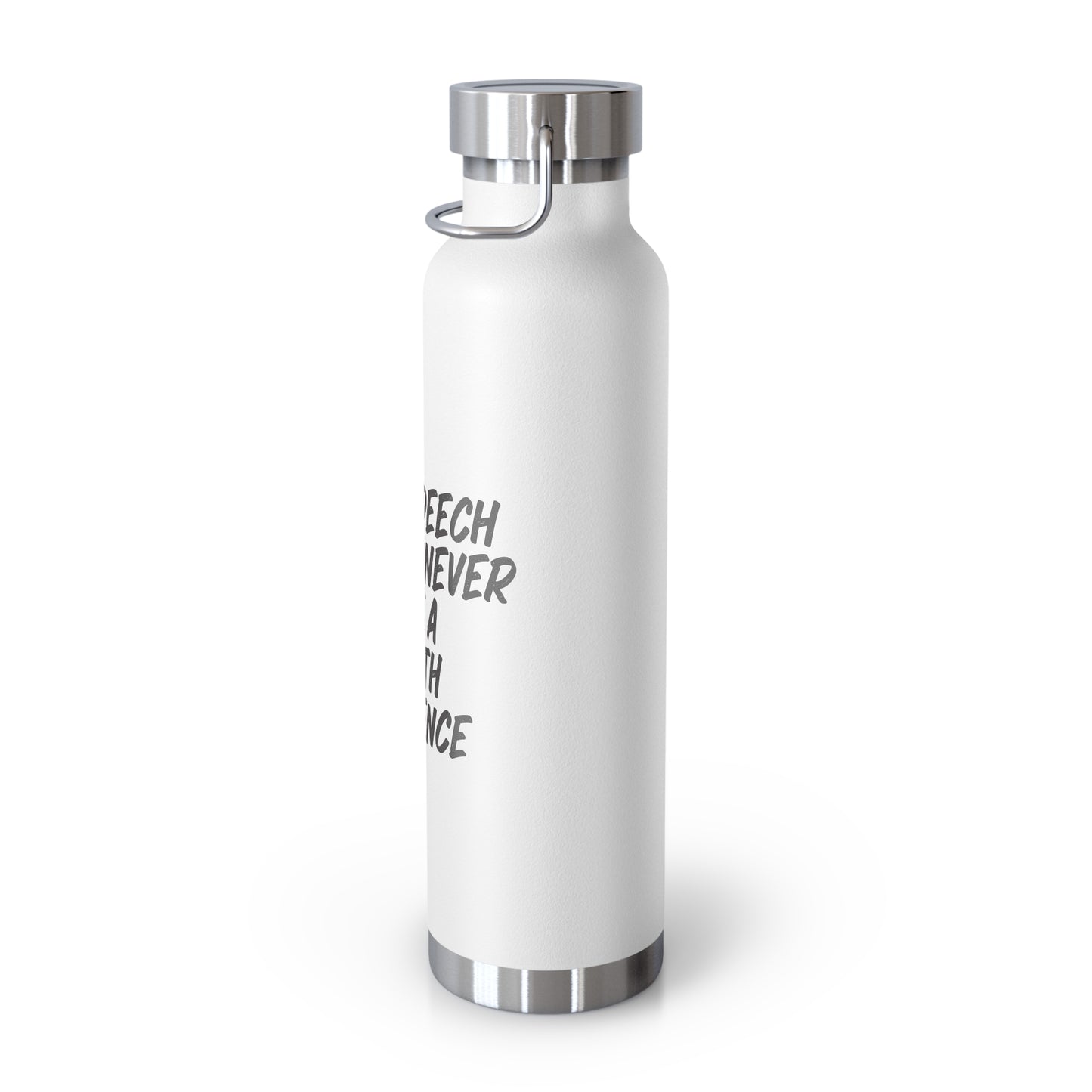 Free Speech Insulated Water Bottle, 22oz - Perfect for Activists
