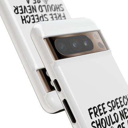 Bold Case for Free Speech Advocates, Phone Cover