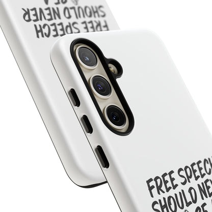 Bold Case for Free Speech Advocates, Phone Cover