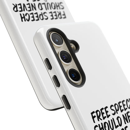 Bold Case for Free Speech Advocates, Phone Cover