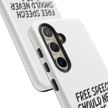 Bold Case for Free Speech Advocates, Phone Cover