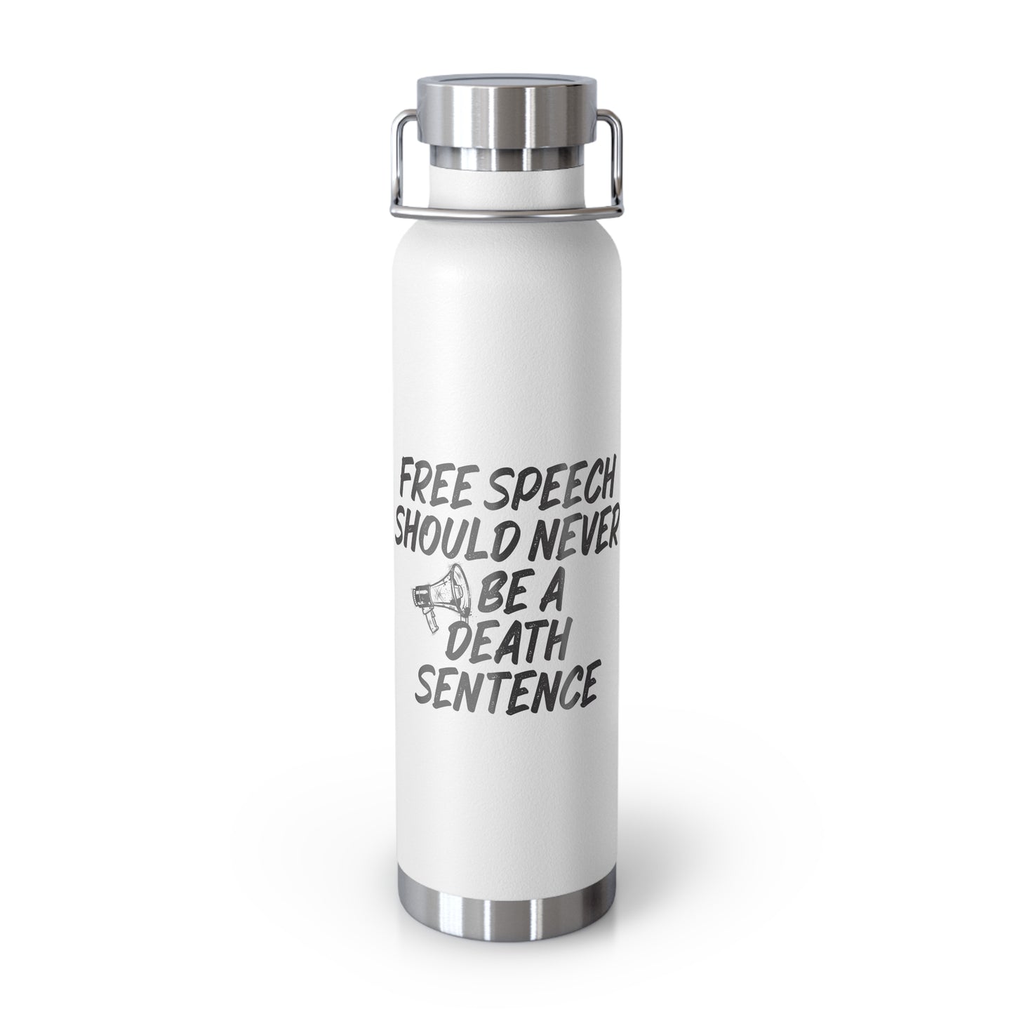 Free Speech Insulated Water Bottle, 22oz - Perfect for Activists