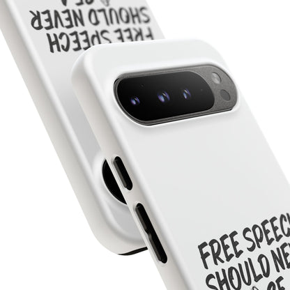 Bold Case for Free Speech Advocates, Phone Cover