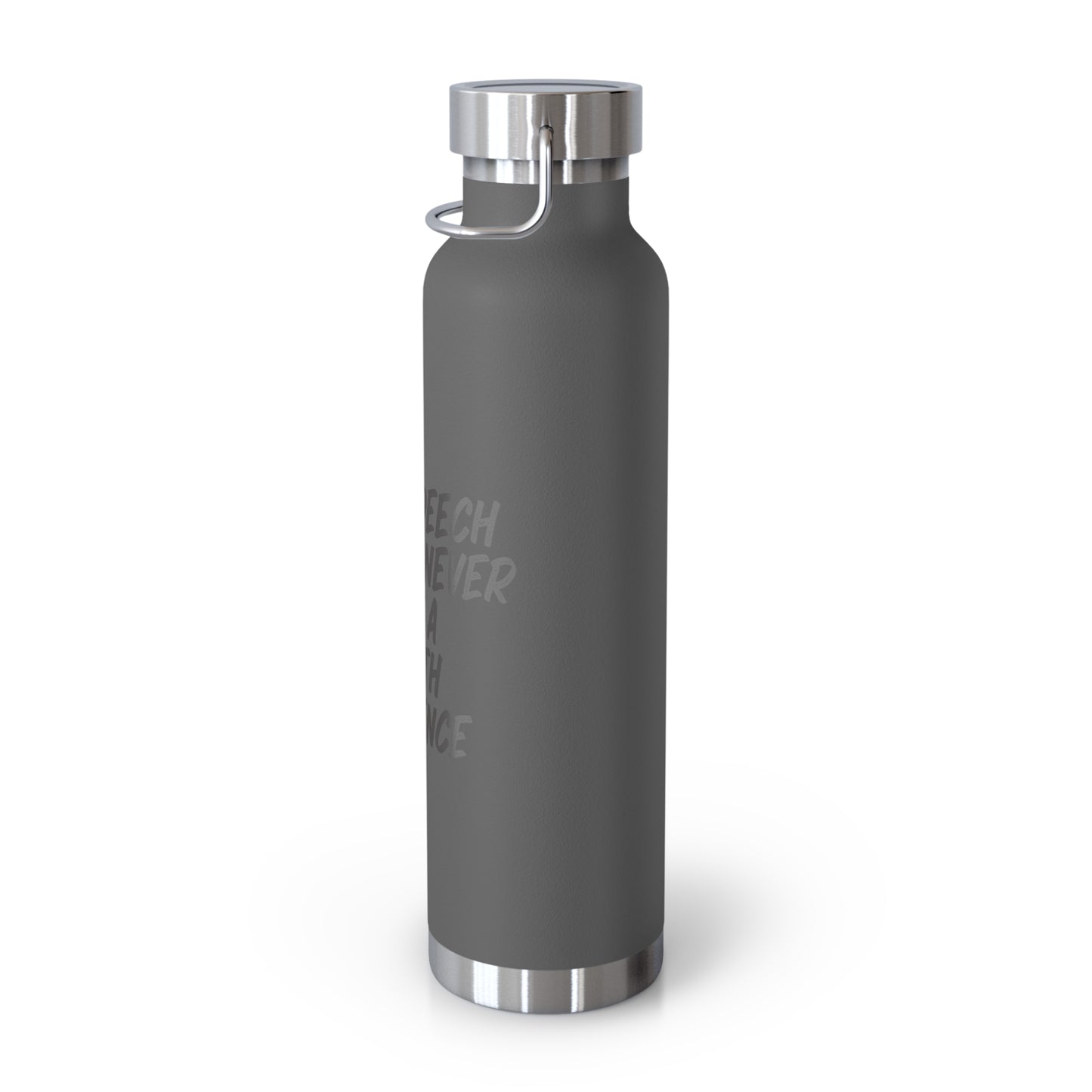 Free Speech Insulated Water Bottle, 22oz - Perfect for Activists