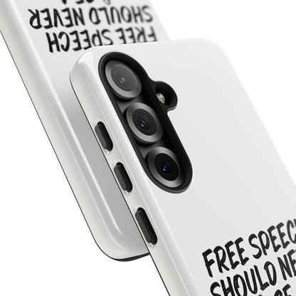 Bold Case for Free Speech Advocates, Phone Cover
