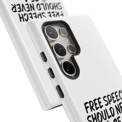 Bold Case for Free Speech Advocates, Phone Cover