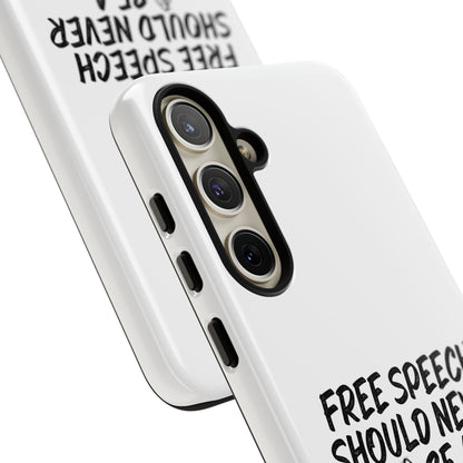 Bold Case for Free Speech Advocates, Phone Cover