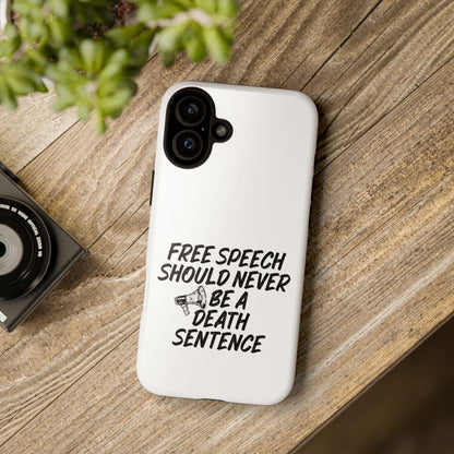 Bold Case for Free Speech Advocates, Phone Cover