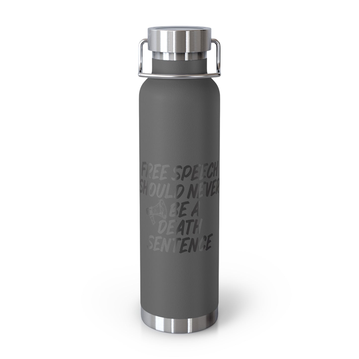 Free Speech Insulated Water Bottle, 22oz - Perfect for Activists