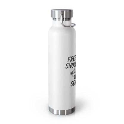 Free Speech Insulated Water Bottle, 22oz - Perfect for Activists